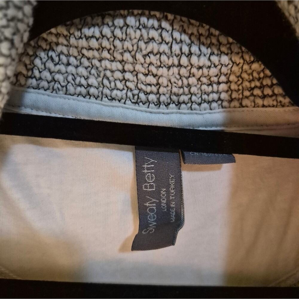 Anthropologie X Sweaty Betty Restful Bouclé Half Zip Pullover - Picture 6 of 11